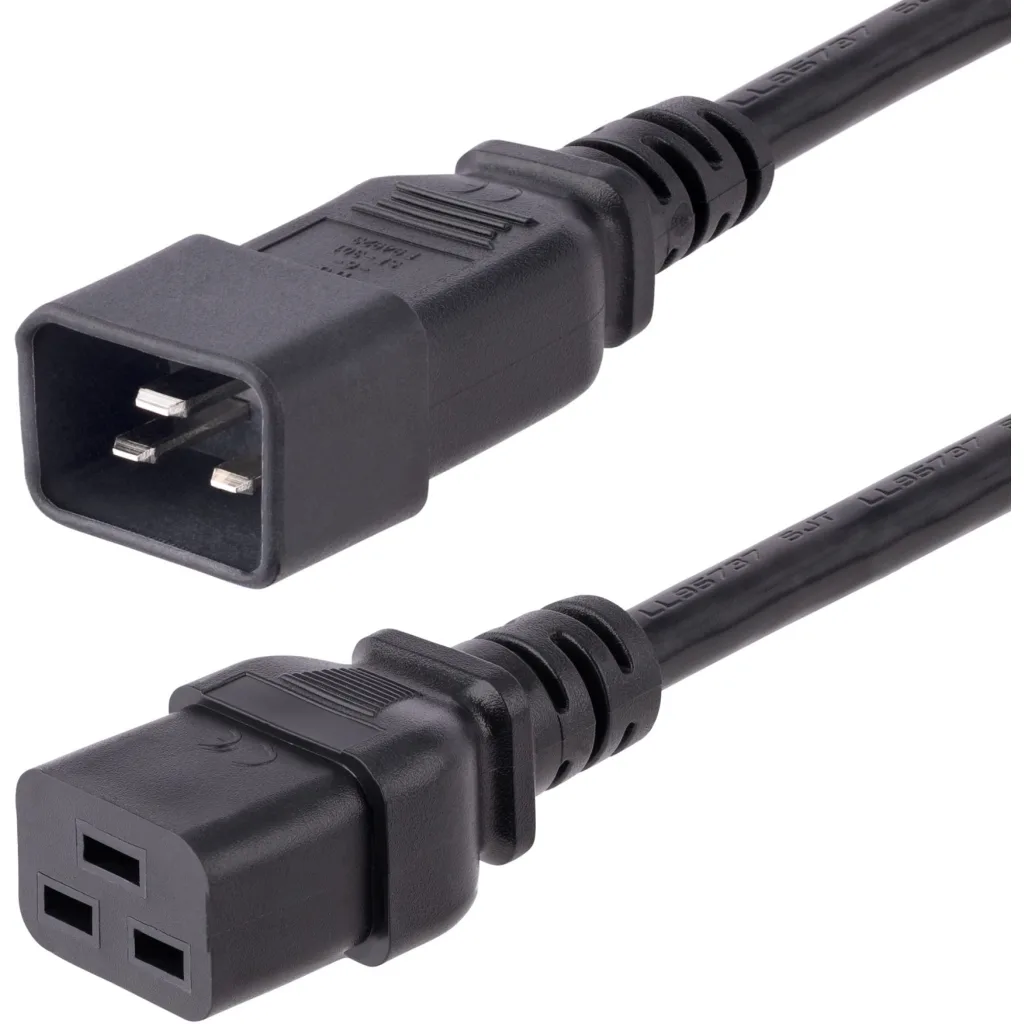 6 ft 14 AWG Power Cord C19 to C20