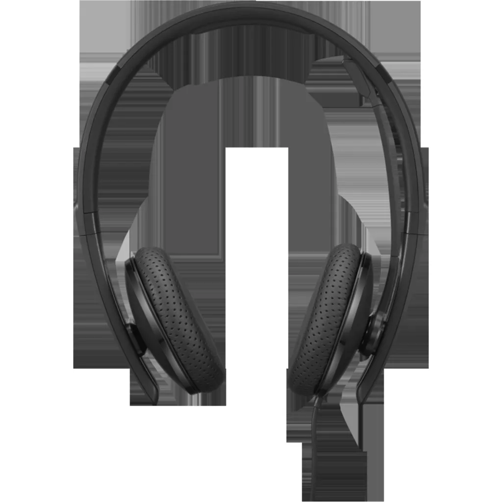 Audífonos Alámbricos OverEar Lenovo Wired VoIP, USB-C/USB-A Ms Teams, Negros
