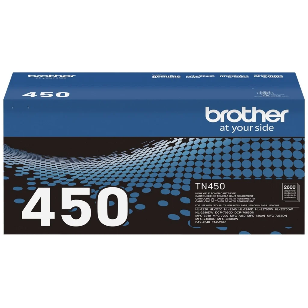 Imagen 7 de Toner Brother TN-450 Negro para MFC7360N/7460DN/7860DW DCP7060D/7065DN, 2600 Pág