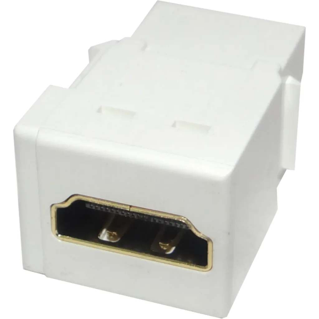 Imagen 1 de HDMI Hembra-Hembra Keystone Blanco