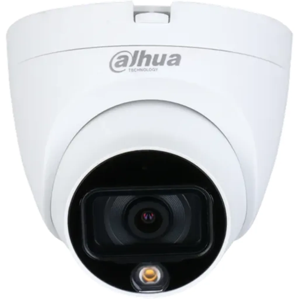 DH-HAC-HDW1209TLQN-LED-0280B-S2. Camara Domo HDCVI FullColor Dahua 2MP LED 20M IP67