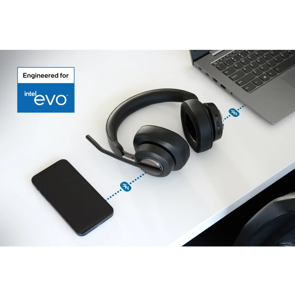 Imagen 38 de Audífonos Inalámbricos OnEar Kensington H3000, 550 mAh USB Type-C/A Bt5.2 Negros