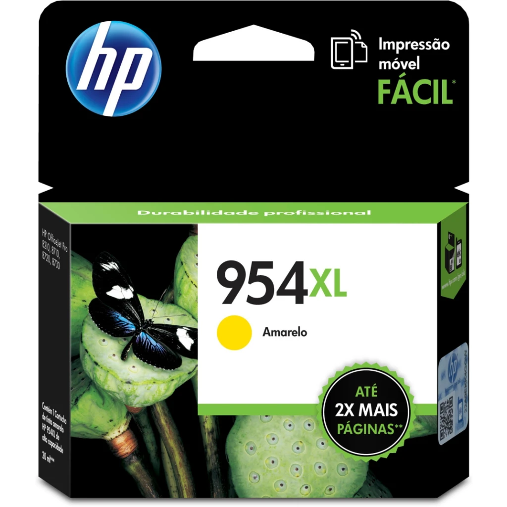 Cartucho de Tinta HP 954XL Amarillo L0S68AL 1600p. Off.Jet 7740/8210 /7730/7720