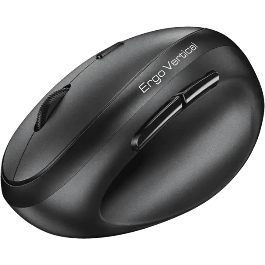 Imagen 1 de GENIUS MOUSE INALAMBRICO BLUETOOTH + 2,4GHZ ERGONOMETRICO COPILOT DARK GREY ERGO-8350S