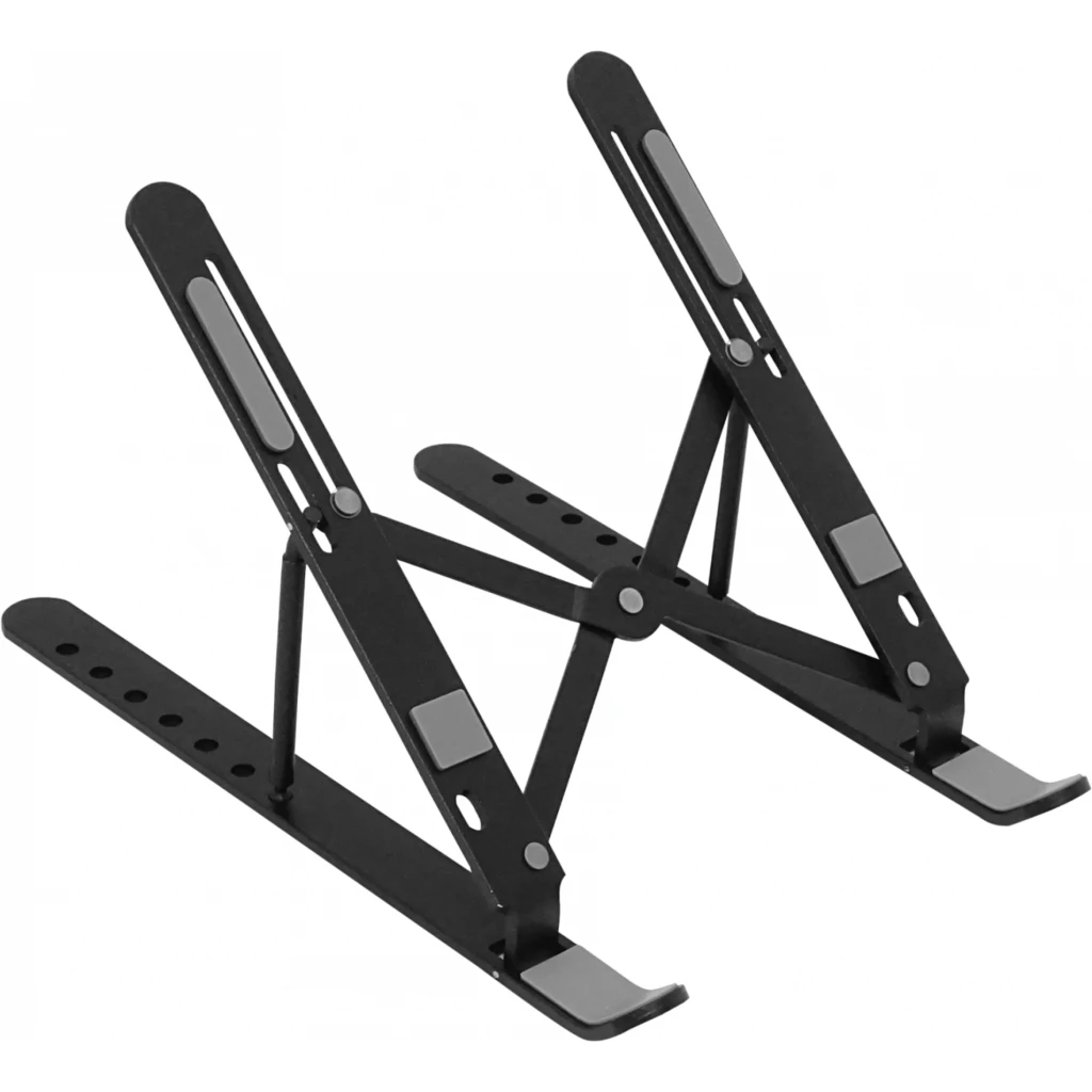 Imagen 2 de Soporte de Aluminio Negro para Portatil 6,5-21,5pulg 255x155x145mm
