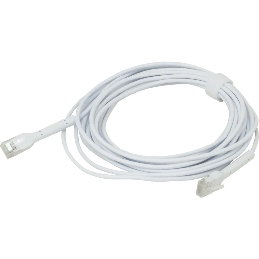 Imagen 1 de UBIQUITI Blanco 5mt Cable Cat6 RJ45 500cm U-Cable-Patch-5M-RJ45