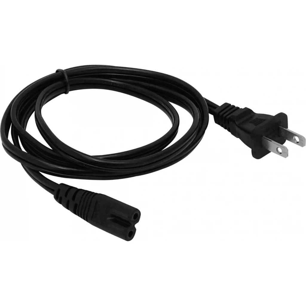 Americano-Macho a Tipo-8-C7-Hembra Cable poder 1,4mt 140cm sin-Tierra