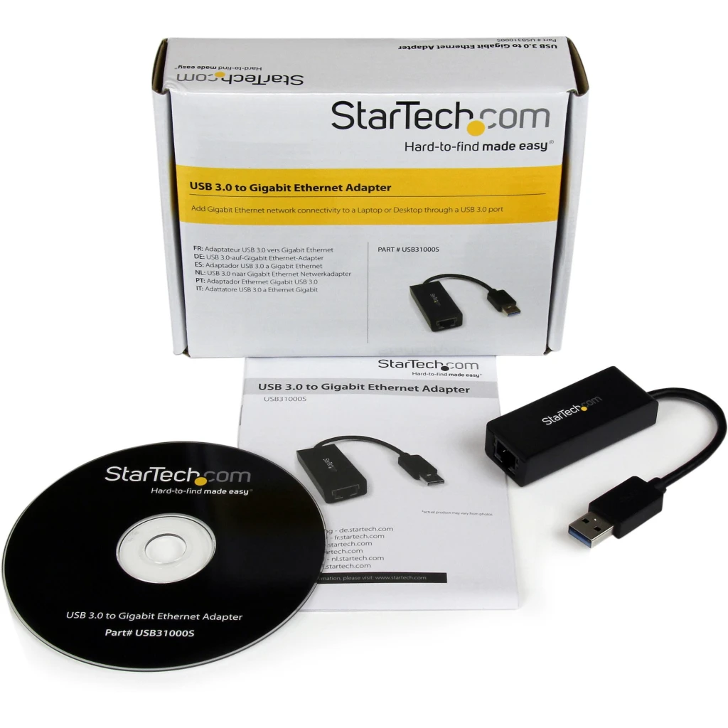 Imagen 5 de Adaptador USB 3.0 a Red Gigabit Ethernet RJ-45 Negro - Startech 