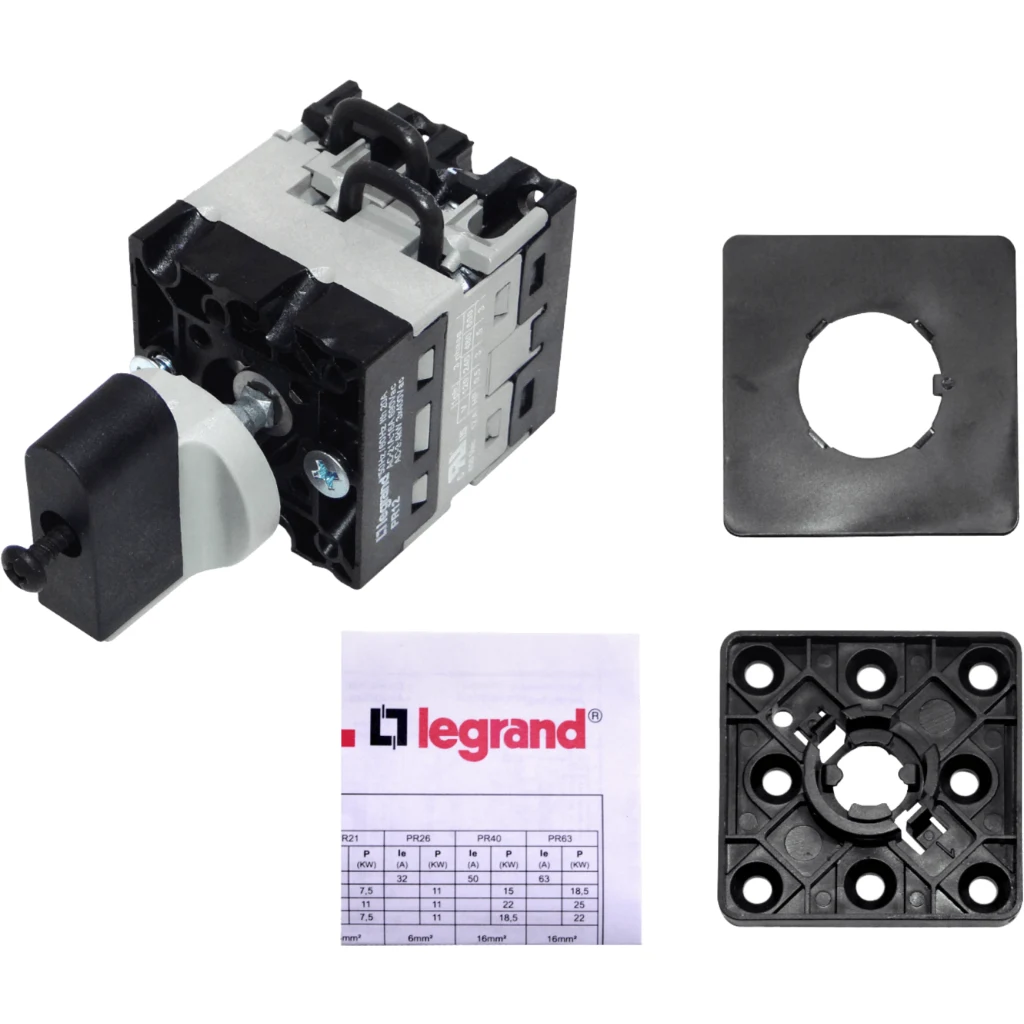 Imagen 4 de LEGRAND Conmutador de Fase Interruptor 1-0-2 16A 500V 3-pos