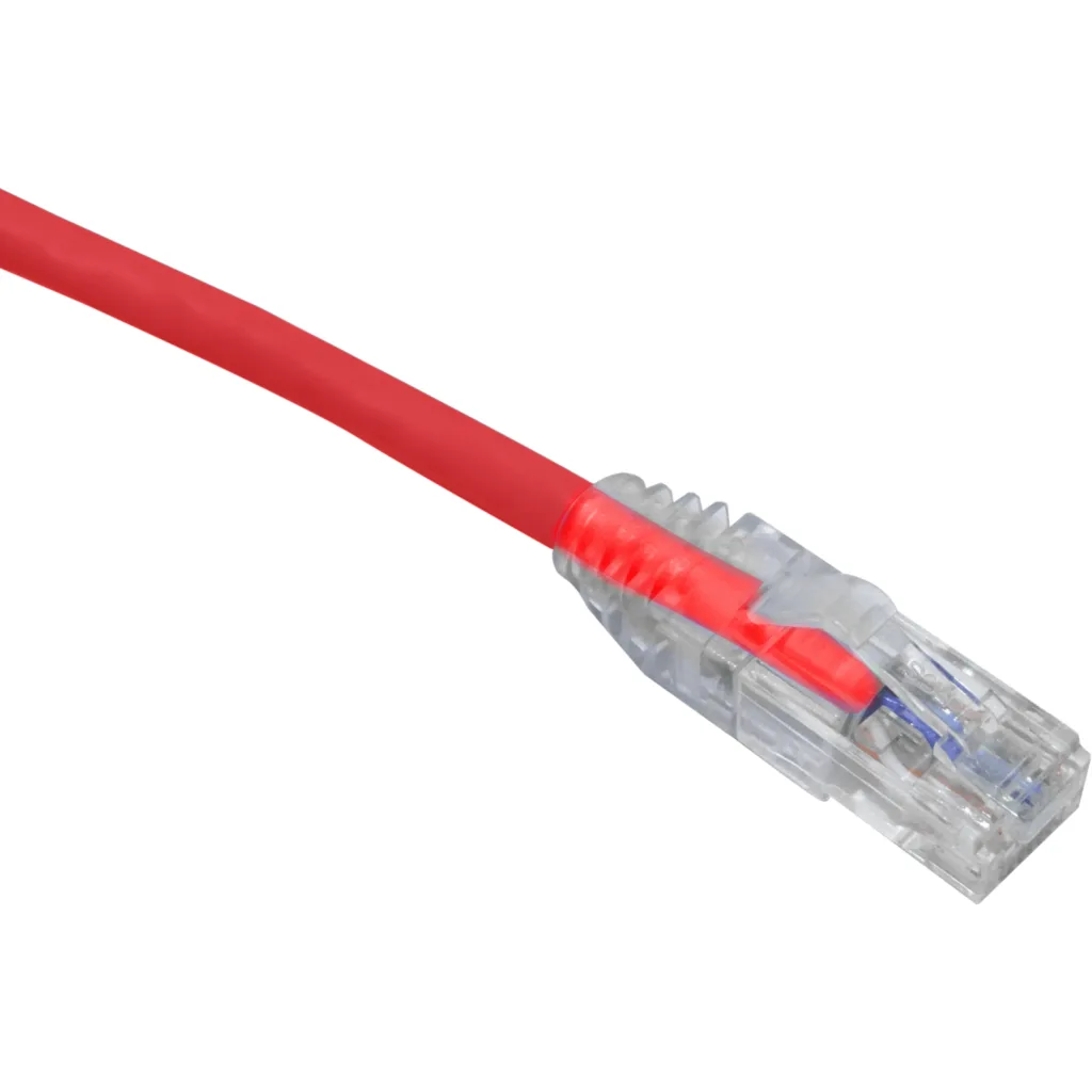 Imagen 2 de FURUKAWA 1mt Cat6 Rojo U/UTP LSZH Cable Patch RJ45 Gigalan 35123344