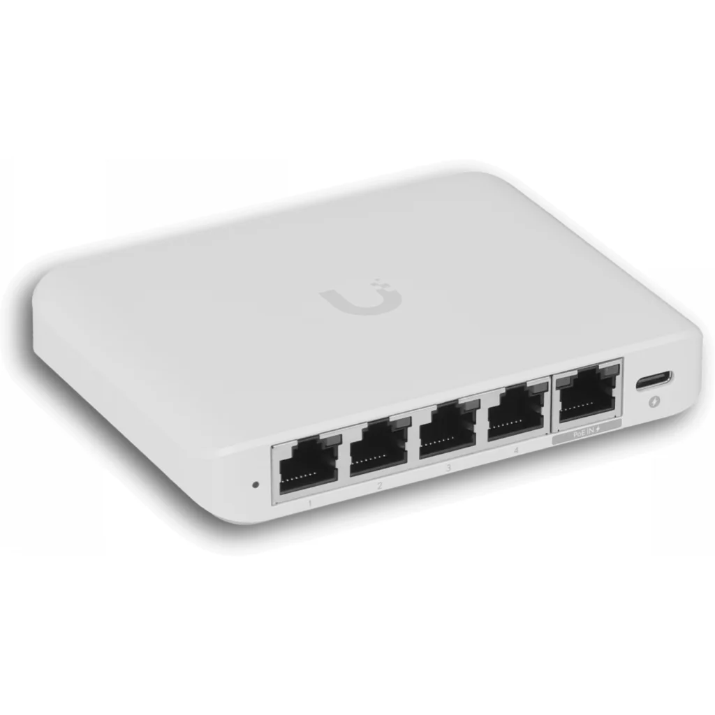 Imagen 7 de UBIQUITI 5-2.5Gbps in-PoE-af Switch-L2 interior inc-5V-USB-C req-UniFi