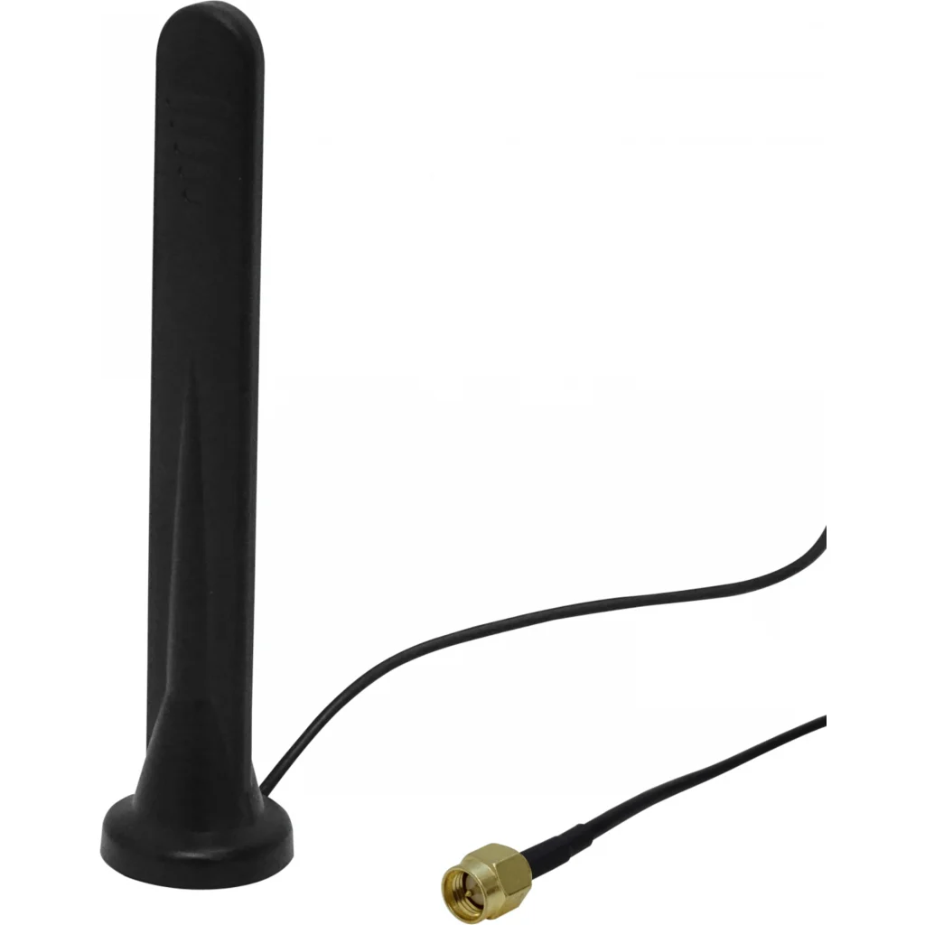 Imagen 1 de Omni 600-6000mhz 5G/LTE .SMA-M Antena 16cm BaseMagnetic 15dBi Cable3mt