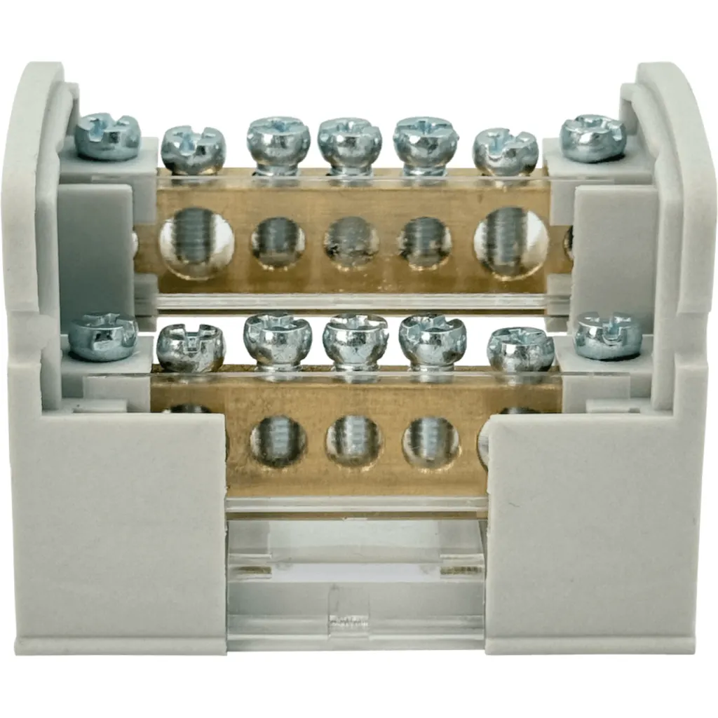 2x7-Polos Repartidor Bipolar 125A 40oC 500V 1,5-25mm2