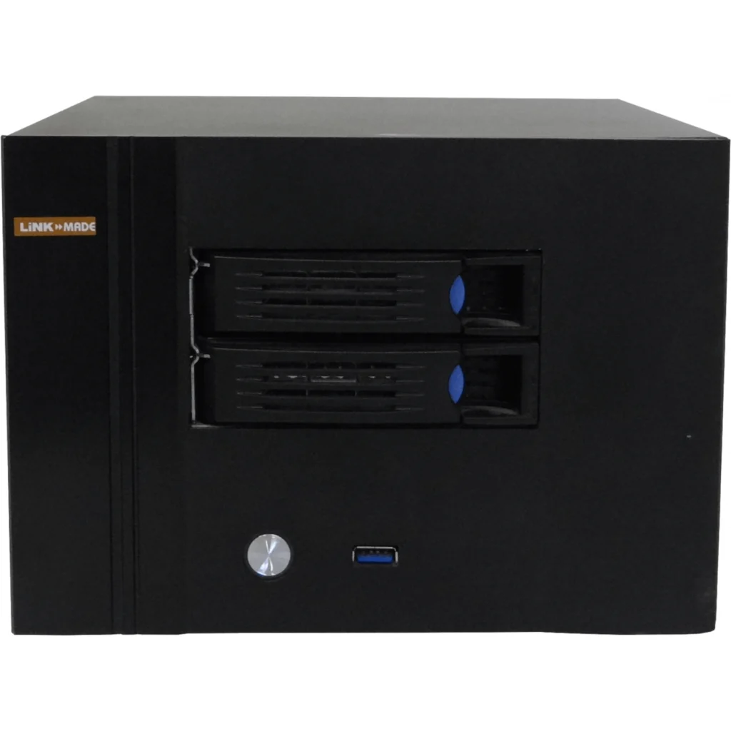 LINKMADE 2-HD-3.5-HOTSWAP 1-PCI 1-USB3 DESKTOP MINI-ITX REQ/FATX-1U