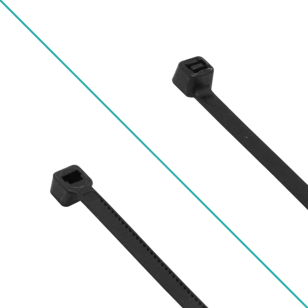 Imagen 1 de 50-un 500x4,8mm Negra Amarra Plastica Nylon 4.8x500mm