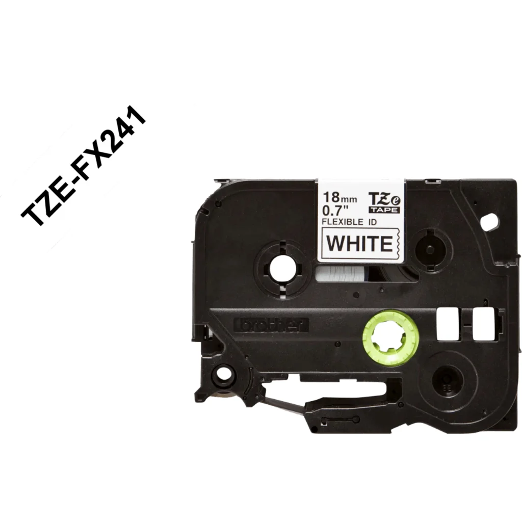 Tze-FX241 18MM BLACK ON WHITE TAPE