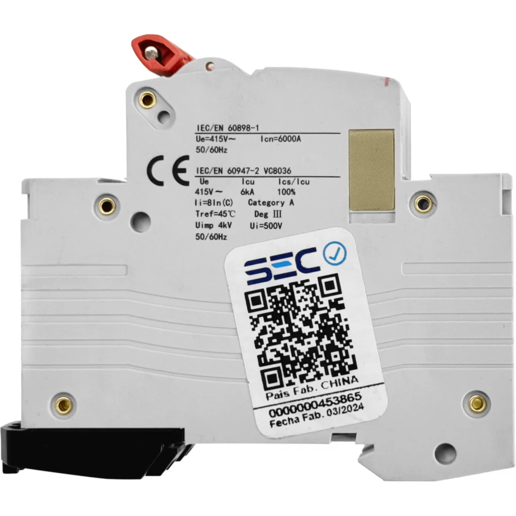 Imagen 1 de Bipolar 2x16A 6kA 230/400V Interruptor Automatico Curva C16