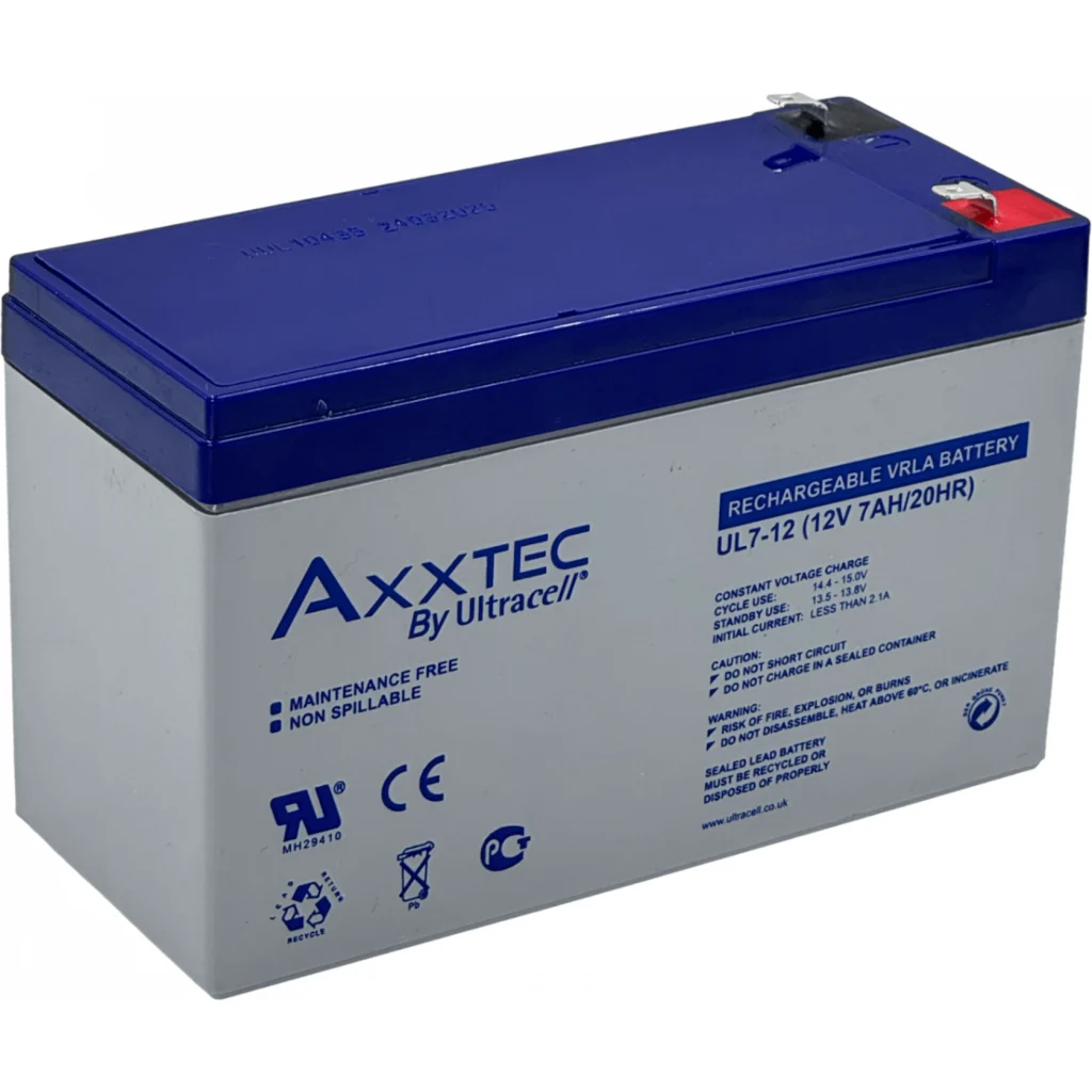 Imagen 2 de Bateria Ultracell BTA12-72U 12V 7Ah UL Acido-Plomo Sellada AGM