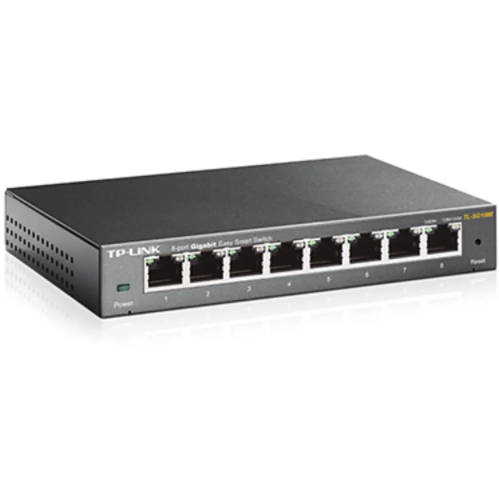 Imagen 1 de TP-LINK SWITCH 8-PORT GIGABIT EASY SMART UN / TL-SG108E
