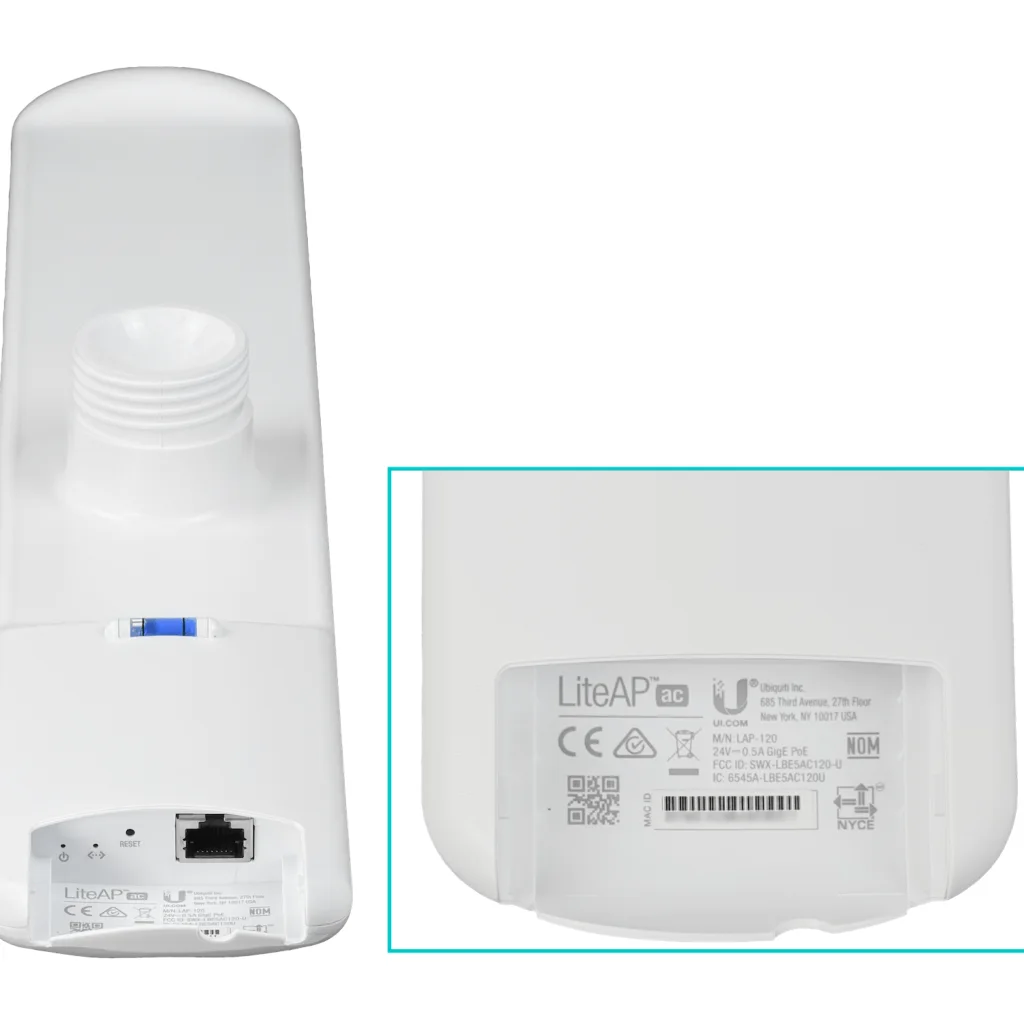 Imagen 8 de UBIQUITI LAP-120 Estacion Base LiteBeam 5GHz 16dBi 120Deg