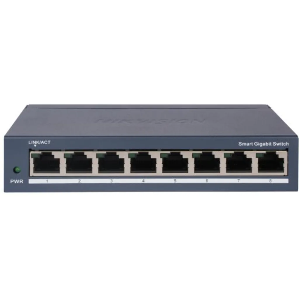 SWITCH 10/ 100/ 1000 8P INTELIGENTES ADMIN DS-3E1508-EI(O-STD)V2 HIKVISION