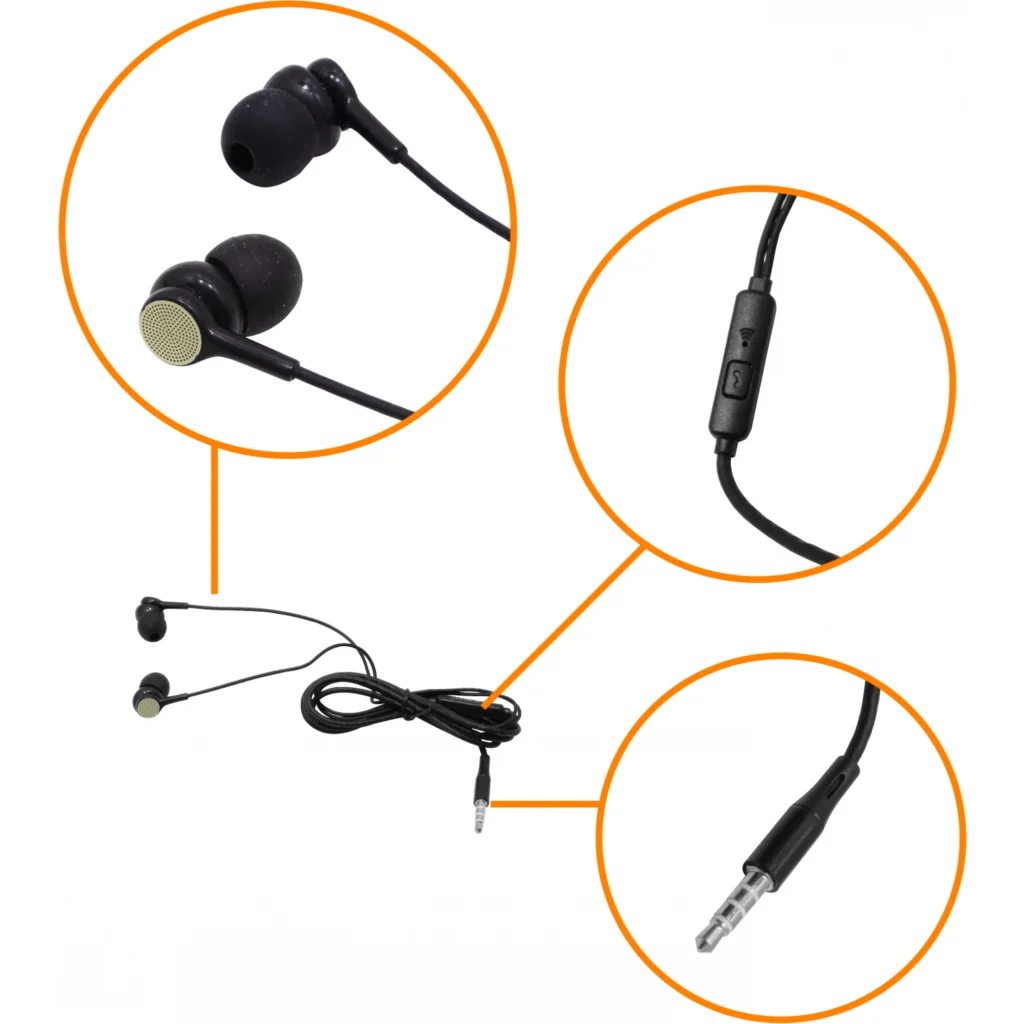 Imagen 1 de Audifono Microfono Aislacion 1-3,5mm 3.5mm-120cm JY-356 Negro/Blanco