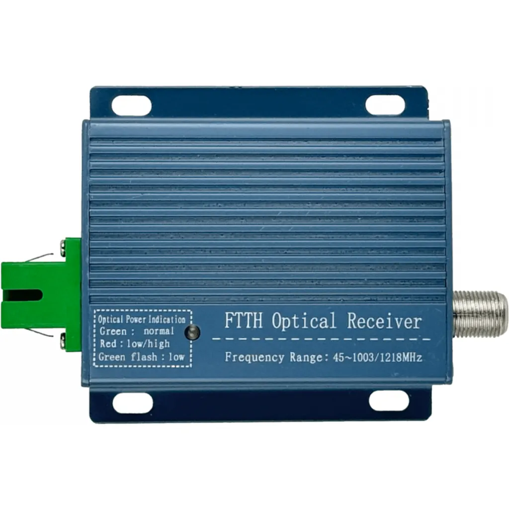 WOLCK SC/APC a F-Hembra Activo 1210-1610nm -15dBm 47-1000MHz inc-12V