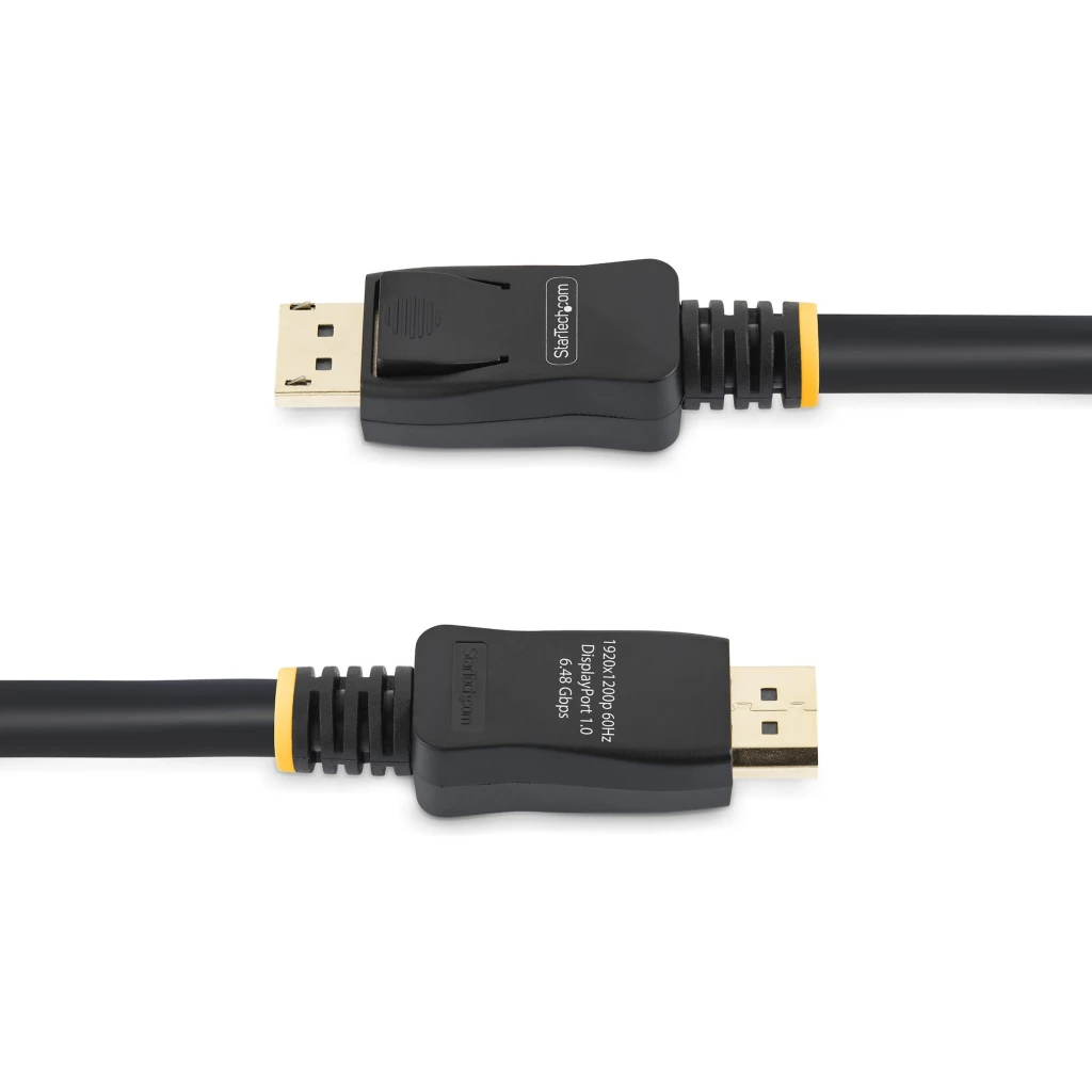 Imagen 9 de Cable DisplayPort M/M 4K 60Hz 1920*1080 HDCP DPCP c/Pestillo 15mt Negro StarTech