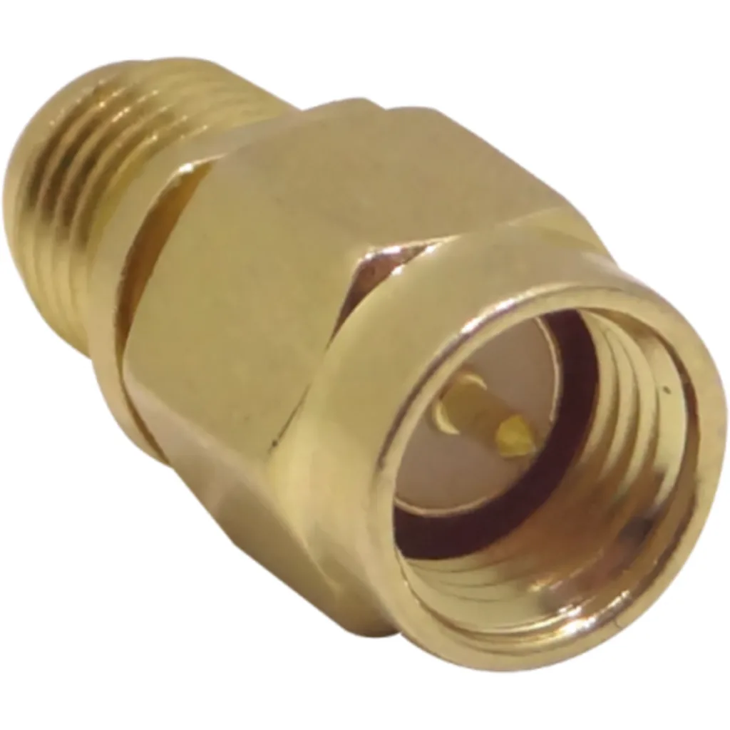 Imagen 1 de RPSMA-Hembra .SMA-Macho Adaptador Copla Coaxial
