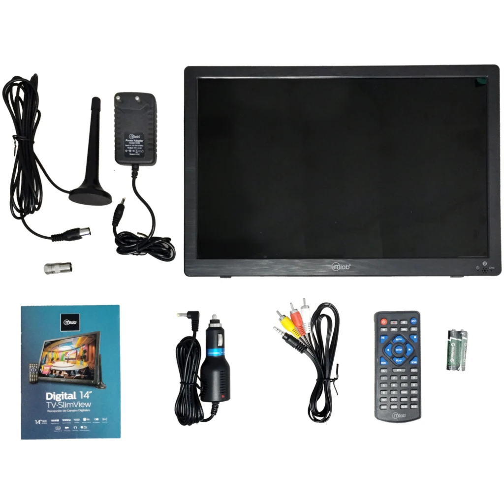 Imagen 3 de MLAB TELEVISOR 14" SENAL DIGITAL ISDB-T BATERIA RECARGABLE