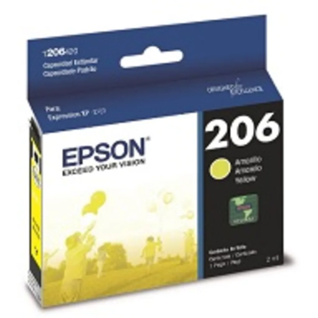 Cartucho de Tinta Epson T206420-AL Color Amarillo aprox 200 pag p/  XP-2101