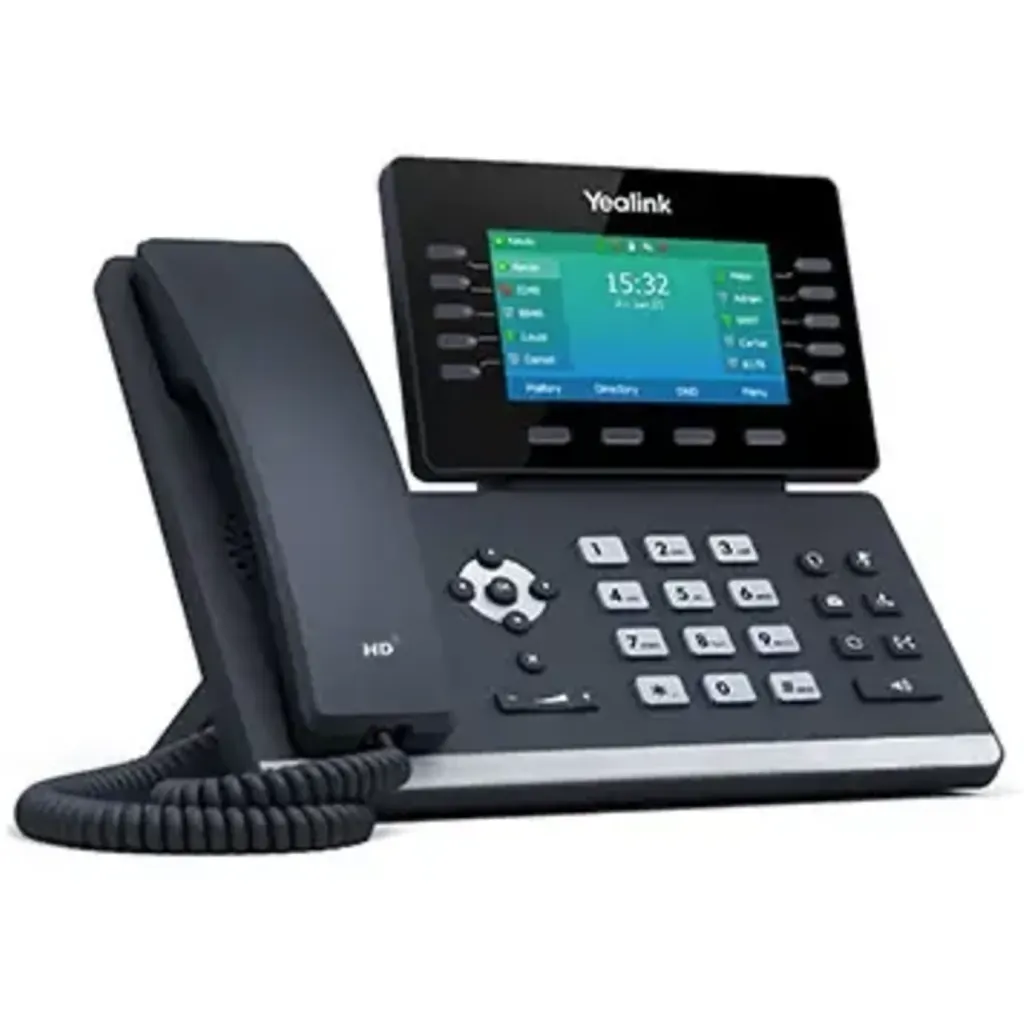 Teléfono IP Yealink SIP Gigabit POE WIFI Bluetooth incorporado 12 cuentas Voip