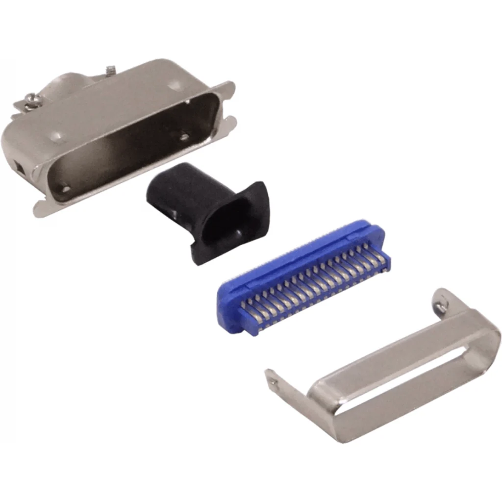 Conector 36-pin Macho Soldable Centronics CEN36 c/Tapa-Metalica