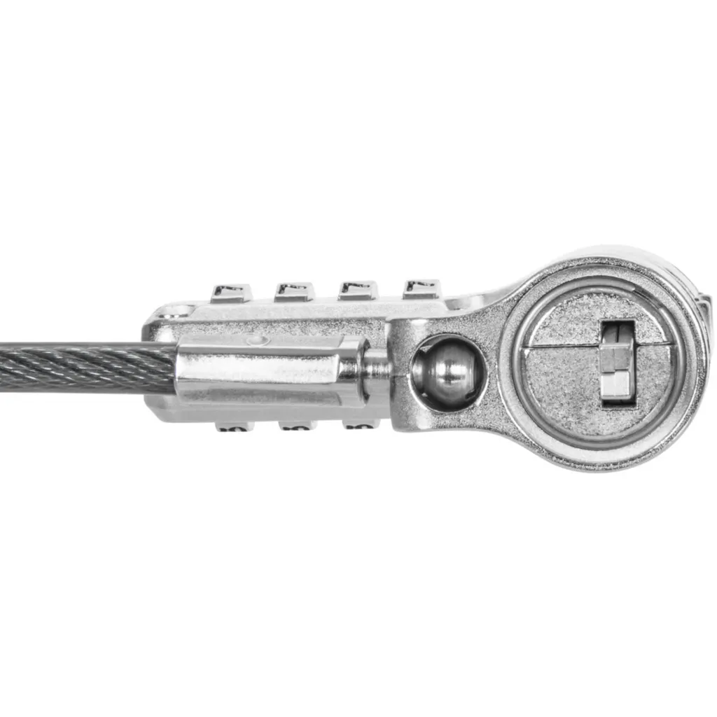 Imagen 2 de Cable de Seguridad Targus DEFCON Ultimate Universal Color Plata CON CLAVE