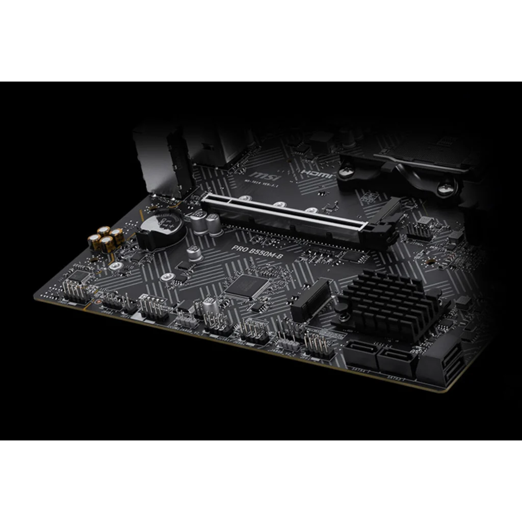 Imagen 6 de MSI - Motherboard - PRO B550M-B  DDR4 MicroATX AM4