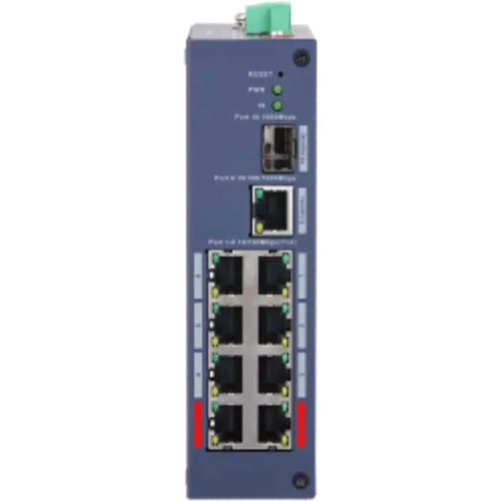 Imagen 1 de DH-CHS4110-8ET-110. 10-Port Cloud Managed Hardened Switch with 8-Port PoE
