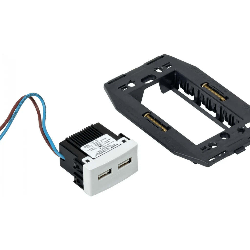 Imagen 1 de KALOP Modulo 2xUSB-AH 5V 2A 10W 100-240VAC req-Bastidor KS40490