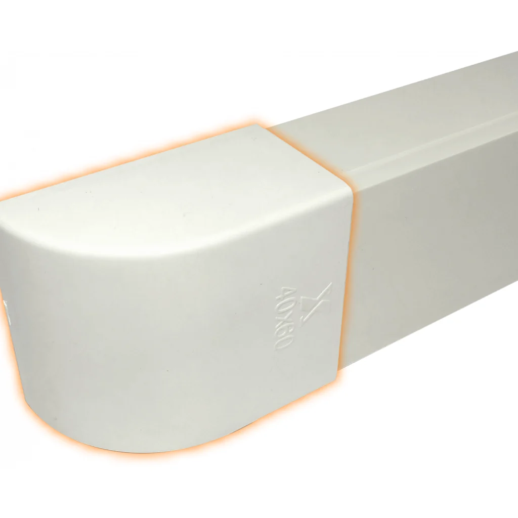 Imagen 1 de LINKCHIP 60x40mm Tapa Final Blanca CCA-6040-TF. para Canaleta QN6W.