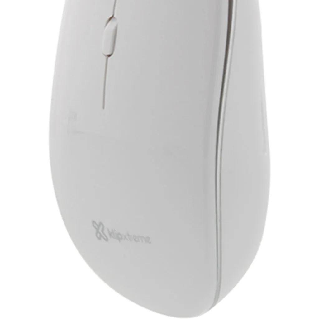 Imagen 1 de Mouse Inalámbrico KlipX KMW-335WH Óptico 1600DPI 2.4GHz 4 Botons Recp USB Blanco