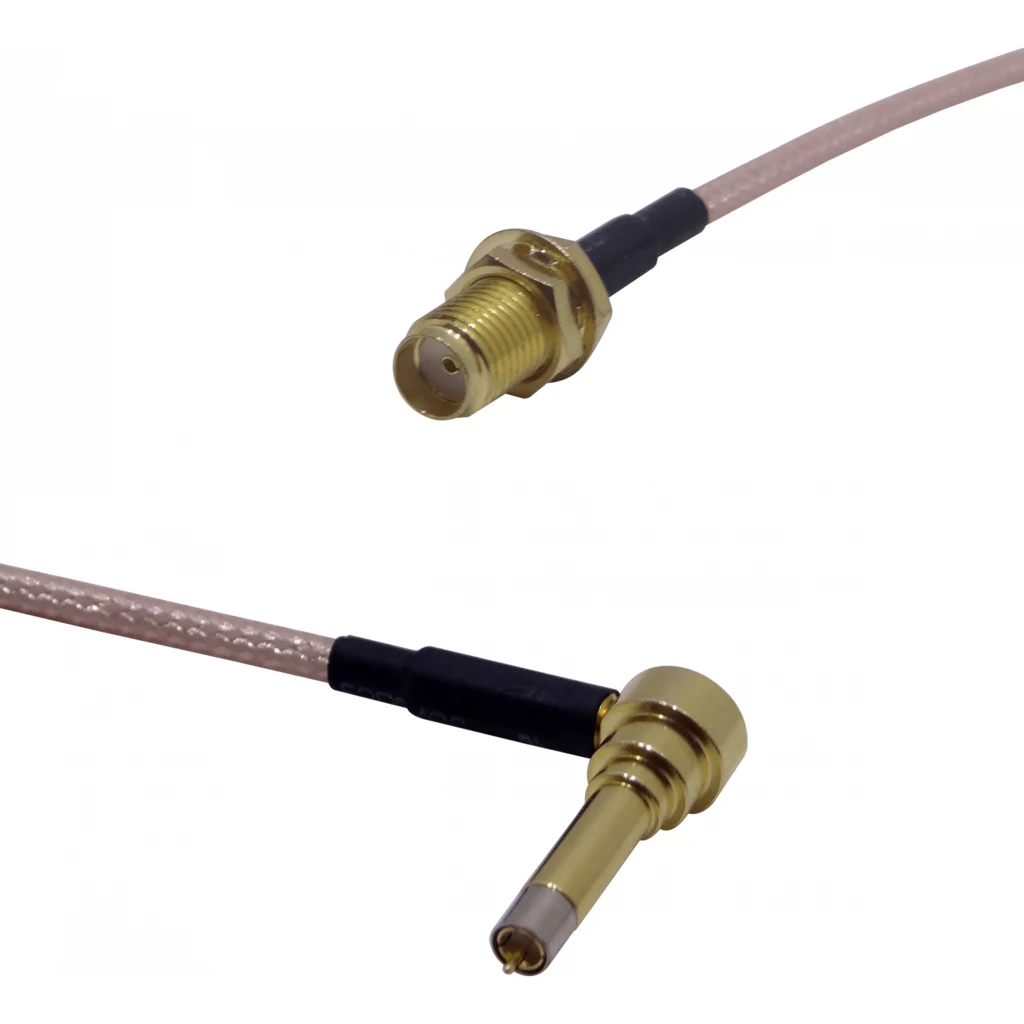 Imagen 1 de IP-9-Macho-90o .SMA-Hembra Cable Coaxial RG316 11cm