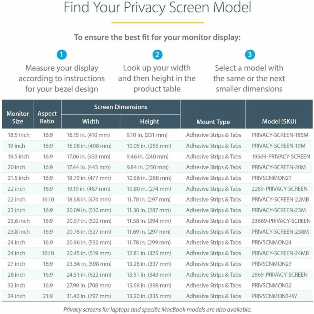 Imagen 4 de 23.8IN Monitor Privacy Screen- Universal