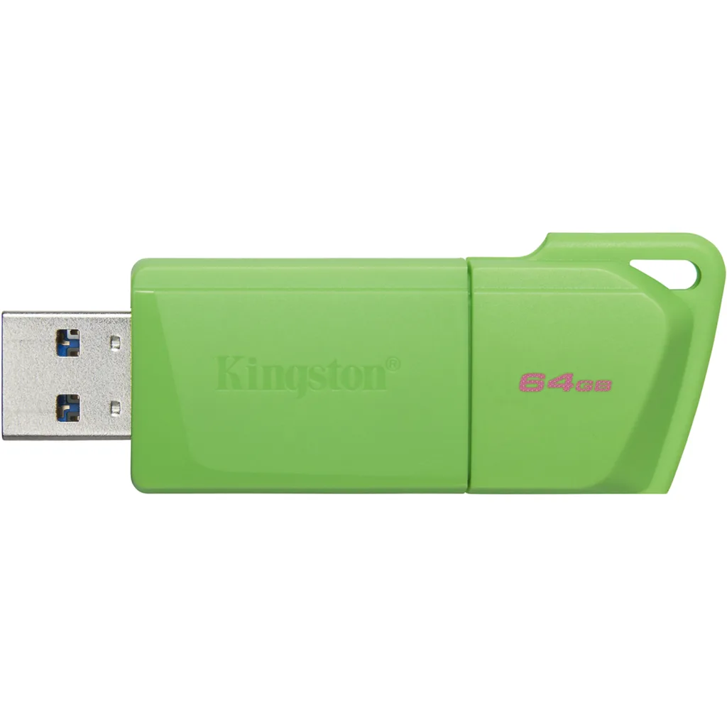 Imagen 1 de Pendrive 64GB Kingston USB flash drive 3.2 Gen 1 NEON Green