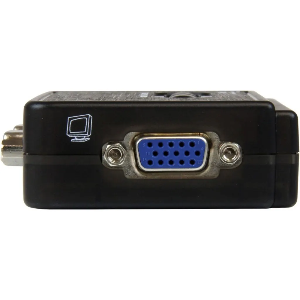 Imagen 6 de Kit Switch KVM 2 Port USB c/Audio VGA 2048x1536, PC1 PC2 - StarTech
