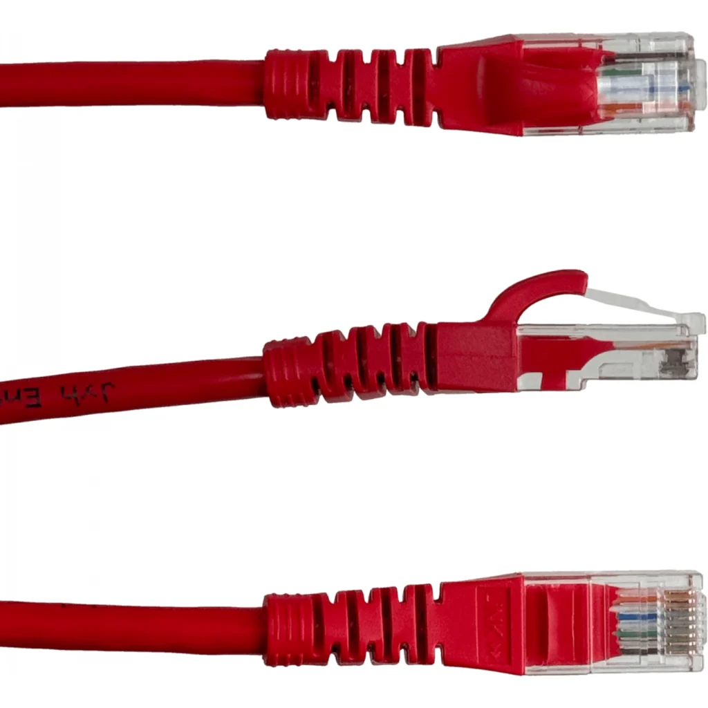 Imagen 2 de LINKMADE 3MT CAT5E ROJO LSZH CABLE PATCH INYECTADO MULTIFILAR