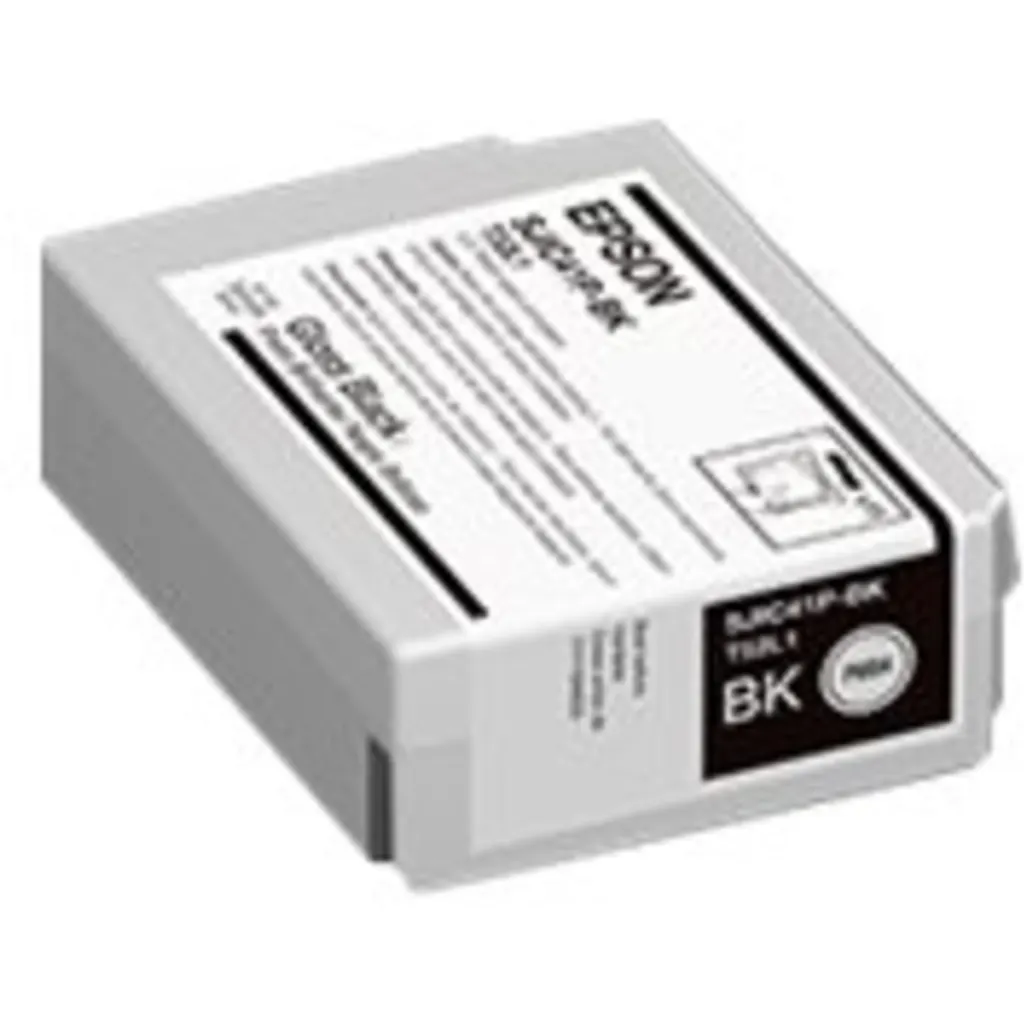 Cartridge Epson SJIC41P-BK Negro para Impresora de etiquetas CW-C4000, 50ml