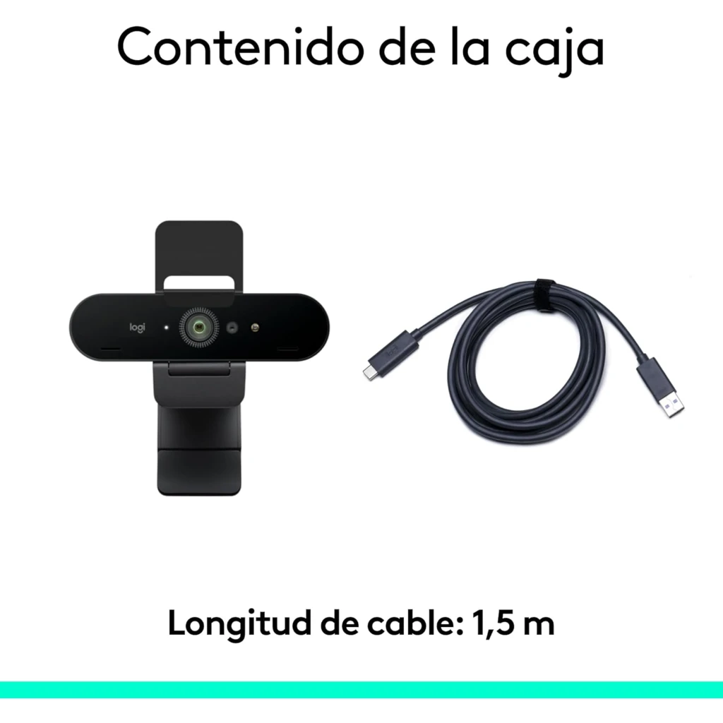 Imagen 10 de Cámara Video Conferencia Logitech Brio 4K Zoom digital: 5x Conect. USB-A o USB-C
