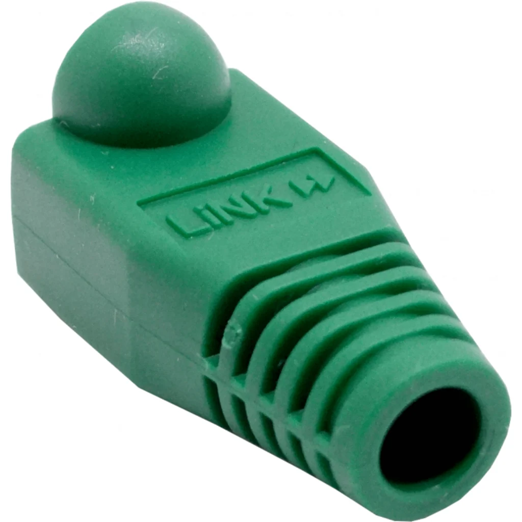 Imagen 1 de BOLSA 100 CAPUCHONES para  RJ45 COLOR VERDE - RJC-BV