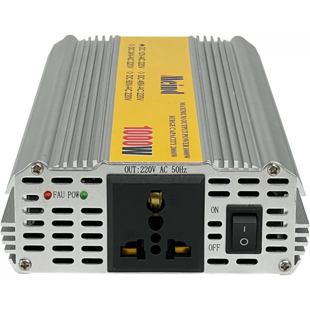 1000W 12VDC-in/220V/50Hz-out inversor 1-Multinorma c/Ventilador max2kw