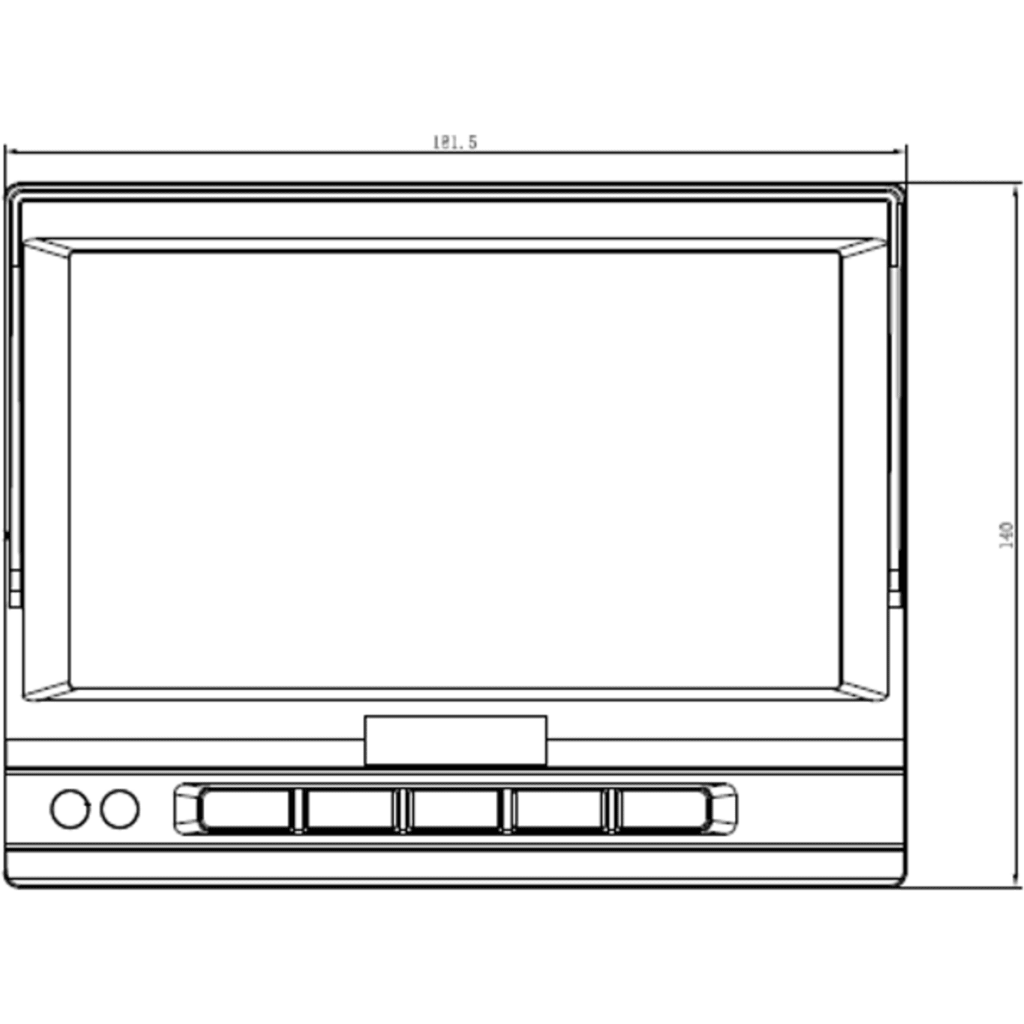 Imagen 1 de Monitor de 7 pulgadas NVR + DVR Hikvision para / Movil NVR/DVR