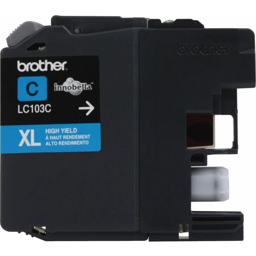 Imagen 1 de Cartridge Brother LC103C Cyan para DCP J152/MFC J245/J285/J450/J4510, 600Pág